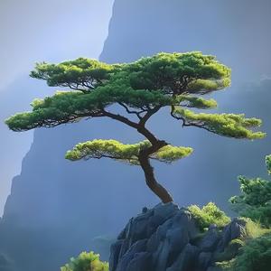 山顶看劲松 头像