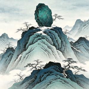 寒山见石 头像