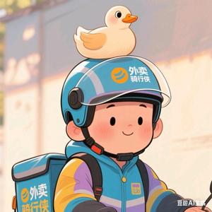 外卖骑行侠 头像