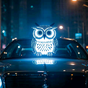 洛阳猫头鹰车灯 头像